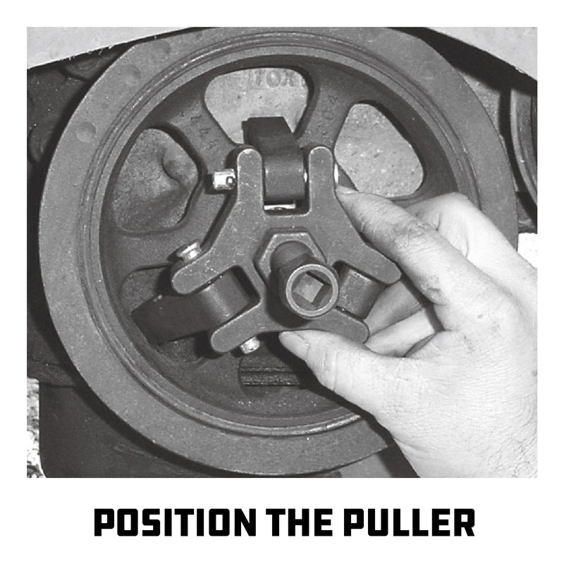Powerbuilt Harmonic Damper Pulley Puller Kit - 647774