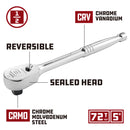 Powerbuilt 1/2 Inch Drive 72 Teeth Sealed Head Ratchet - 649932