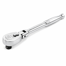 Powerbuilt 1/4 Inch Drive 72 Tooth Sealed Head Flex Ratchet - 6-1/4 Inches Long - 649933
