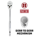 3/8 in. Dr. 72 Tooth Sealed Head Ratchet