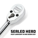 3/8 in. Dr. 72 Tooth Sealed Head Ratchet