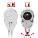 Powerbuilt 1/2 Inch Drive 72 Teeth Sealed Head Ratchet - 649932