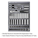 49 Pc. 3/8 in. Drive SAE/Metric Master Socket and Accessory Set