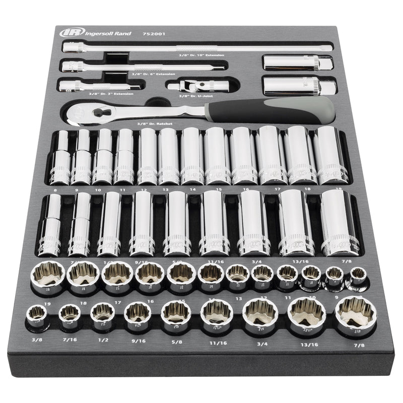49 Pc. 3/8 in. Drive SAE/Metric Master Socket and Accessory Set