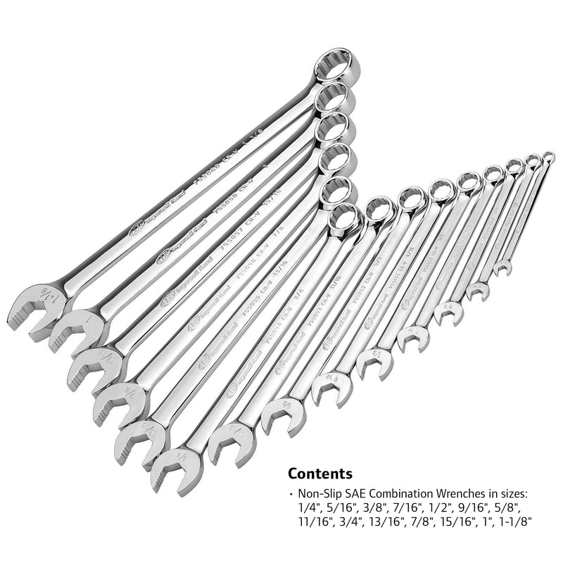 14 Pc. Tech Solutions Master Non-Slip Combination Wrench Set - SAE