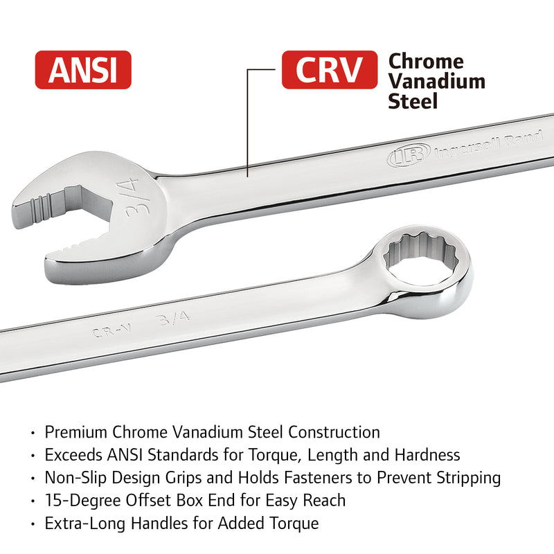 14 Pc. Tech Solutions Master Non-Slip Combination Wrench Set - SAE