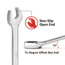 16 Pc. Tech Solutions Master Non-Slip Combination Wrench Set - Metric