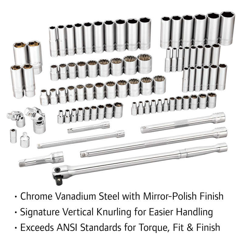 101 Pc. SAE/Metric Master Mechanics Tool Set