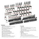 101 Pc. Tech Solutions Master Non-Slip Socket & Bit Set