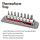 8 Pc. 3/8 in. Drive Hex Bit Socket Set - Metric