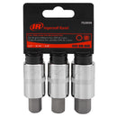 3 Pc. 1/2 in. Drive Hex Bit Socket Set - SAE