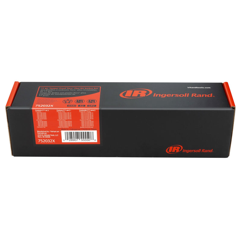 11 Pc. Tamper-Proof Torx Plus Bit Socket Set