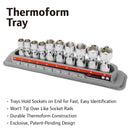 10 Pc. Universal Joint Socket Set - Metric 6 Pt.