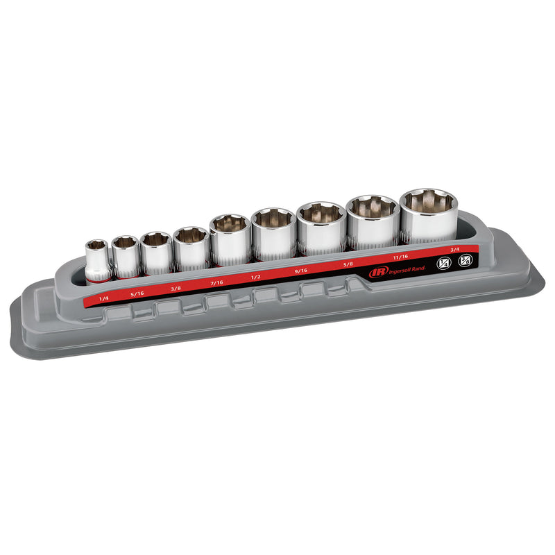 9 Pc. Tech Solutions Non-Slip Socket Set - SAE