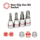8 Pc. Tech Solutions Bit Socket Set - Metric