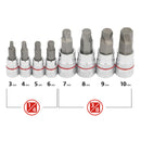 8 Pc. Tech Solutions Bit Socket Set - Metric