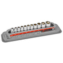 11 Pc. 1/4 in. Drive Shallow Socket Set - SAE 6 Pt.