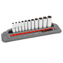 11 Pc. 1/4 in. Drive Deep Socket Set - Metric 6 Pt.