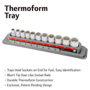 11 Pc. 3/8 in. Drive Shallow Socket Set - Metric 12 Pt.