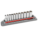 11 Pc. 3/8 in. Drive Deep Socket Set - Metric 6 Pt.