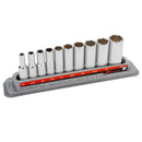 10 Pc. 3/8 in. Drive Deep Socket Set - SAE 6 Pt.