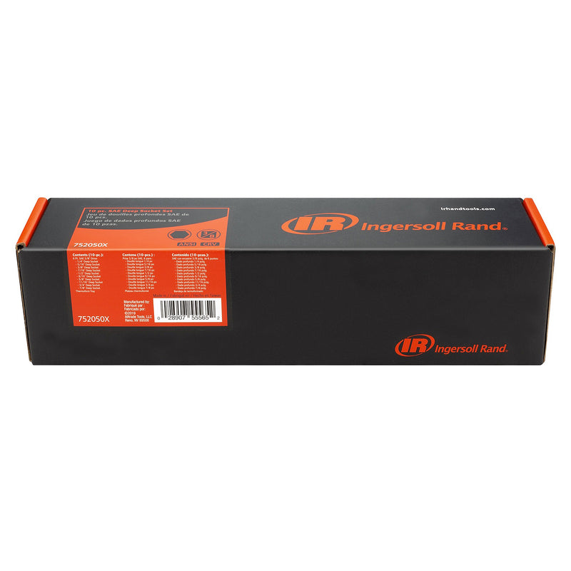 10 Pc. 3/8 in. Drive Deep Socket Set - SAE 6 Pt.