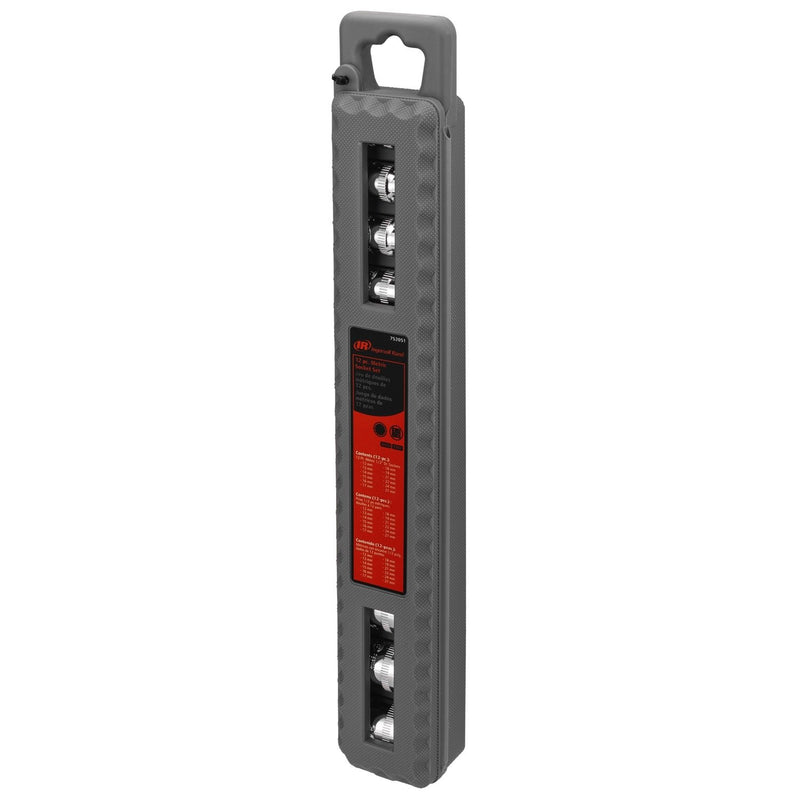 12 Pc. 1/2 in. Drive Shallow Socket Set - Metric 12 Pt.