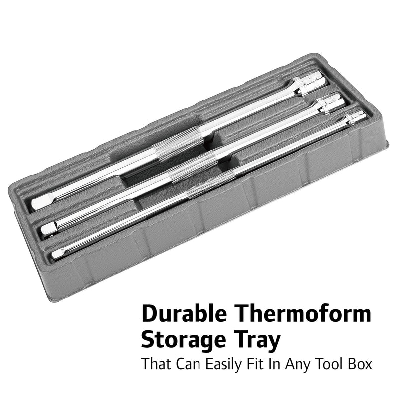 3 Pc. 10 in. Extension Bar Set