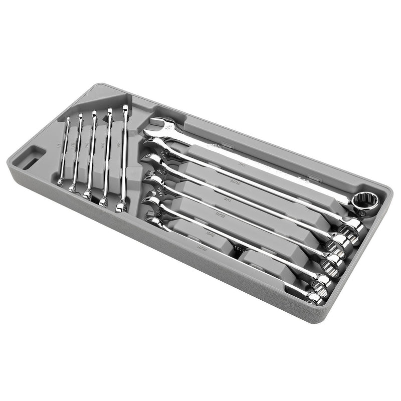 11 Pc. Long Pattern Combination Wrench Set - SAE