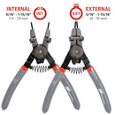 Tech Solutions Multi-Angle Internal/External Snap Ring Pliers