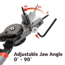 Tech Solutions Multi-Angle Internal/External Snap Ring Pliers