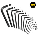 Tradespro 25 Piece Hex Key Set - 831104