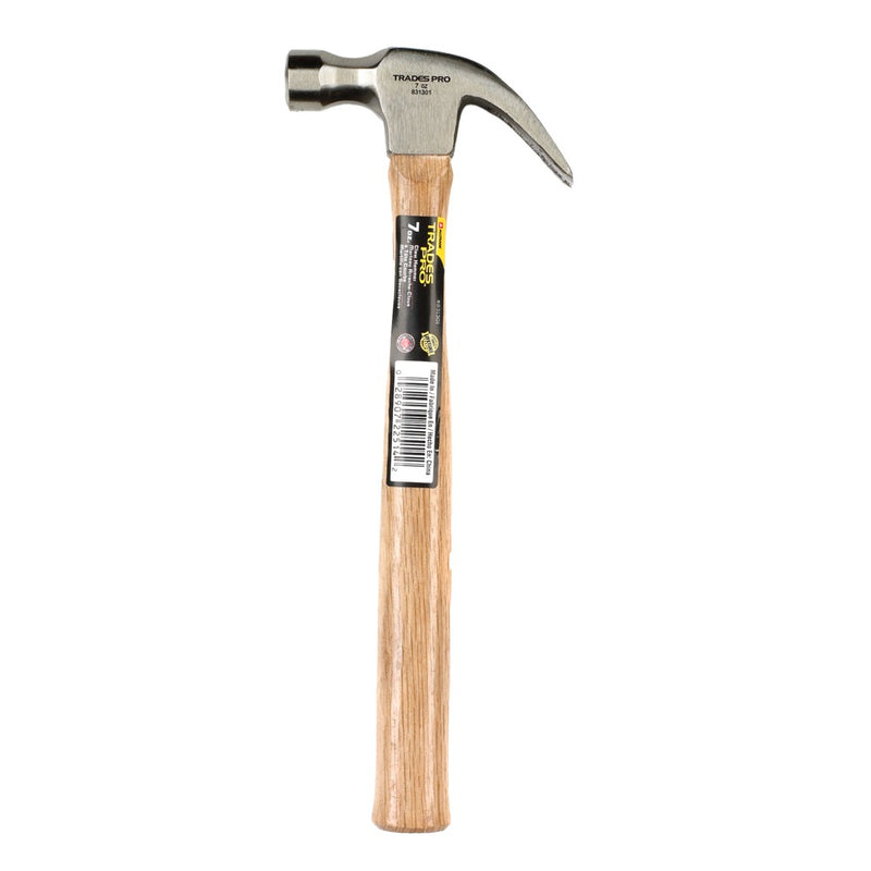 TradesPro 7 Oz Claw Hammer W/Hardwood Hammer - 831301