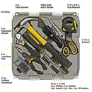 Trades Pro 55 Piece Home and Office Hand Tool Kit Set with Carry Case - 835110
