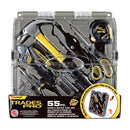 Trades Pro 55 Piece Home and Office Hand Tool Kit Set with Carry Case - 835110