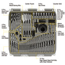 Trades Pro 90 Piece Drill Bit Set, Power Tool Accessory Kit, 835113