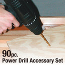 Trades Pro 90 Piece Drill Bit Set, Power Tool Accessory Kit, 835113