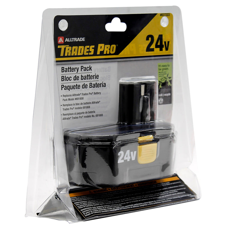 Trades Pro 24 Volt Battery for Trades Pro Cordless Power Tools - 837223