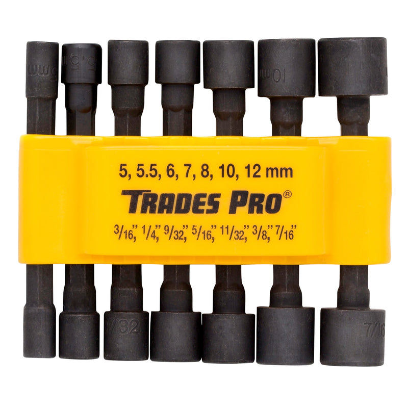 Trades Pro 14Pc Sae/Metric Nut Driver Set - 837697