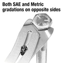 Tradespro Nut and Bolt Head Sizer, Gauge 5/16" – 1" and 8mm – 25mm - 837999