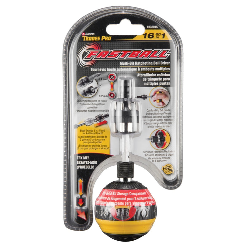 Tradespro  Fastball 16-In-1 Ratchet Driver  - 838015B