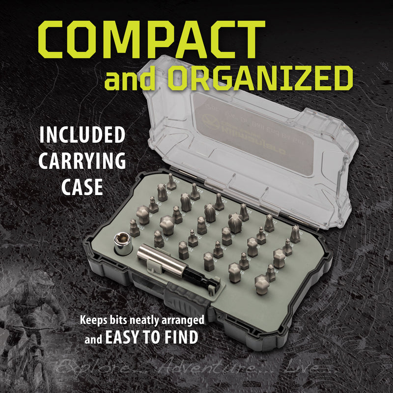 Kilimanjaro 32 Piece 1/4-Ich Drive Ball Head Bit Set - 910539ECE