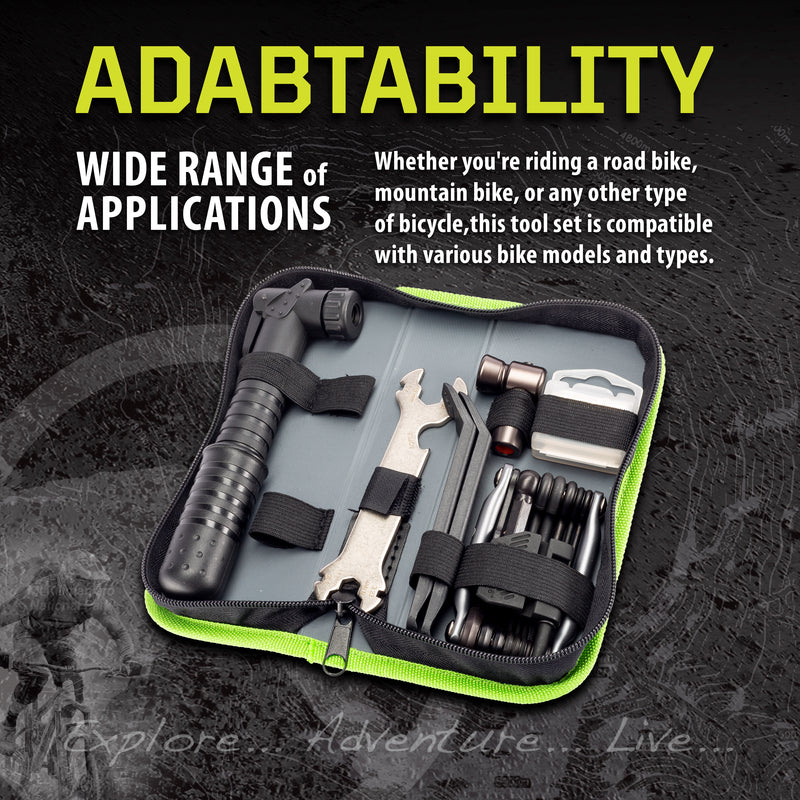 Kilimanjaro 40-in-1 Folding Bike Took Kit - 910549ECE