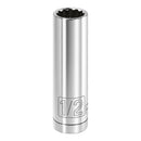 3/8 in. Dr. Sockets - SAE Deep - 12 Pt.