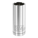 3/8 in. Dr. Sockets - SAE Deep - 12 Pt.