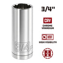 3/8 in. Dr. Sockets - SAE Deep - 12 Pt.