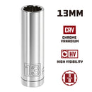 3/8 in. Dr. Sockets - Metric Deep -  12 Pt.