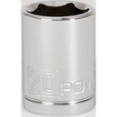 1/2 in. Dr. Sockets - Metric Shallow -  6 Pt.