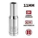 1/2 in. Dr. Sockets - Metric Deep - 12 Pt.