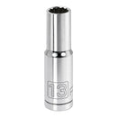 1/2 in. Dr. Sockets - Metric Deep - 12 Pt.